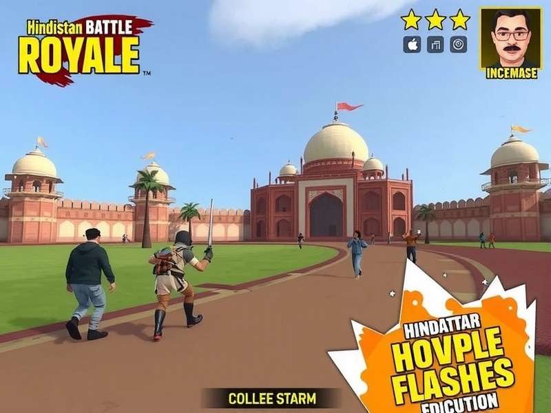 Intense battle royale action in Hindustan BR Hindustan Battle Royals Gameplay Screenshot